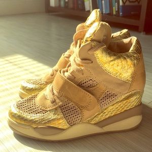 Limited A.S.H. Gold Size 9 Shoes